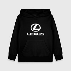 Детская толстовка Lexus white logo