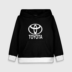 Детская толстовка Toyota white logo