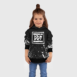 Толстовка-худи детская DDT rock group, цвет: 3D-черный — фото 2