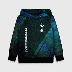 Детская толстовка Tottenham glitch blue