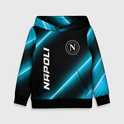 Толстовка-худи детская Napoli неоновые лампы, цвет: 3D-черный