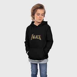 Толстовка-худи детская Alice american mcgee, цвет: 3D-меланж — фото 2