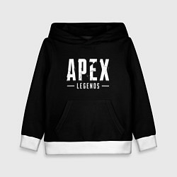 Толстовка-худи детская Apex legends logo, цвет: 3D-белый