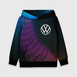 Детская толстовка Volkswagen neon hexagon