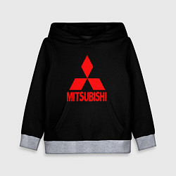 Детская толстовка Mitsubishi red logo