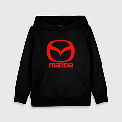 Детская толстовка Mazda red logo