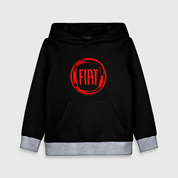 Детская толстовка FIAT logo red