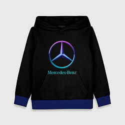 Детская толстовка Mercedes neon logo