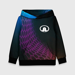 Детская толстовка Great Wall neon hexagon