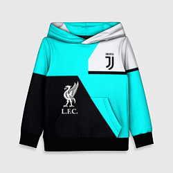 Детская толстовка Juventus x Liverpool geometry