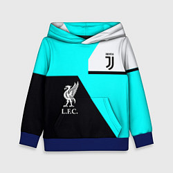 Детская толстовка Juventus x Liverpool geometry