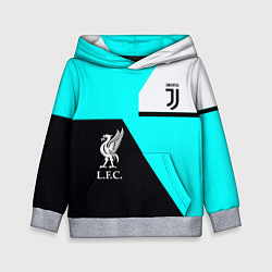 Детская толстовка Juventus x Liverpool geometry