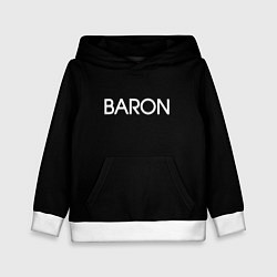 Толстовка-худи детская Барон baron, цвет: 3D-белый