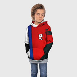 Толстовка-худи детская Roblox uniform, цвет: 3D-меланж — фото 2