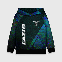 Детская толстовка Lazio glitch blue