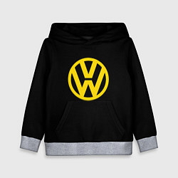 Детская толстовка Volkswagen logo yellow