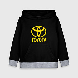 Толстовка-худи детская Toyota yellow, цвет: 3D-меланж