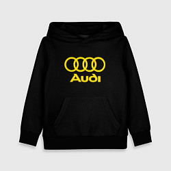 Детская толстовка Audi logo yellow