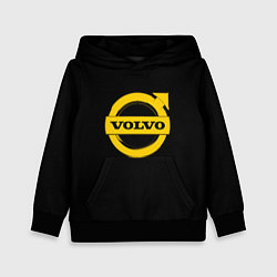 Детская толстовка Volvo yellow logo