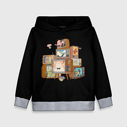 Детская толстовка Аня: Семья шпиона