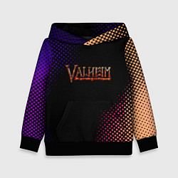 Детская толстовка Valheim logo pattern