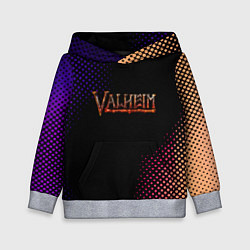 Детская толстовка Valheim logo pattern