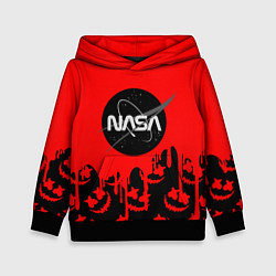 Детская толстовка Marshmello x Nasa red