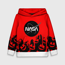 Детская толстовка Marshmello x Nasa red