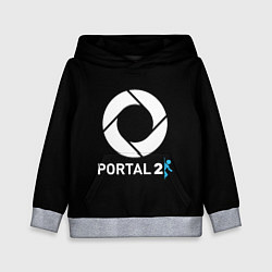 Детская толстовка Portal2 logo game