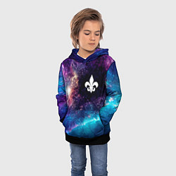 Толстовка-худи детская Saints Row space game, цвет: 3D-черный — фото 2