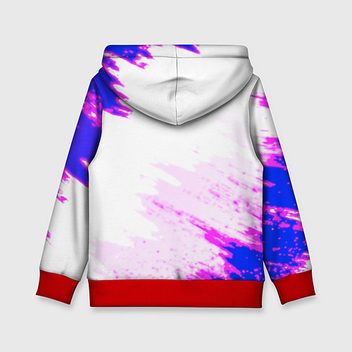 Детская толстовка The Witcher colors neon / 3D-Красный – фото 2
