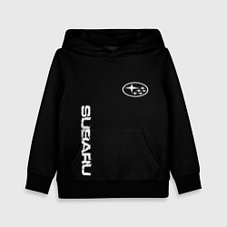 Детская толстовка Subaru logo white