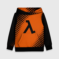 Толстовка-худи детская Half life orange box, цвет: 3D-черный