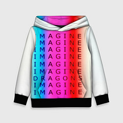 Детская толстовка Imagine Dragons neon rock