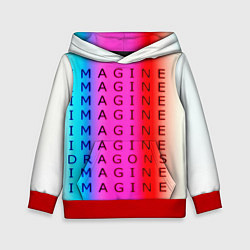 Детская толстовка Imagine Dragons neon rock