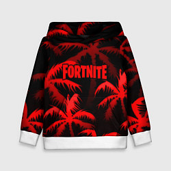 Детская толстовка Fortnite tropic red