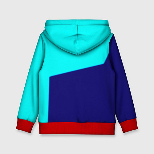 Детская толстовка Манчестер сити геометрия спорт / 3D-Красный – фото 2