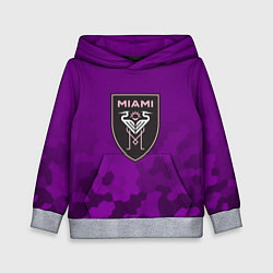 Детская толстовка Inter Miami logo pattern