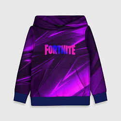 Детская толстовка Fortnite neon stripes angles logo