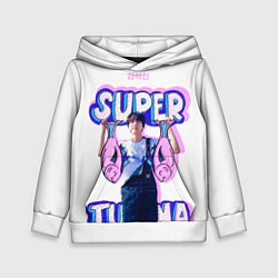 Толстовка-худи детская BTS Super Tuna, цвет: 3D-белый
