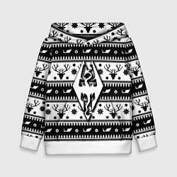 Детская толстовка The Elder Scrolls winter deer pattern