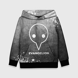 Детская толстовка Evangelion - grey gradient