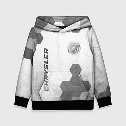 Толстовка-худи детская Chrysler - white gradient вертикально, цвет: 3D-черный