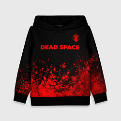 Детская толстовка Dead Space - red gradient посередине