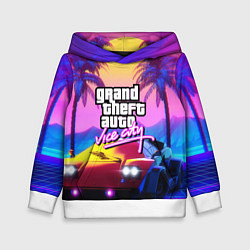 Детская толстовка Vice city retro wave Lambo