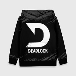 Детская толстовка Deadlock glitch на темном фоне