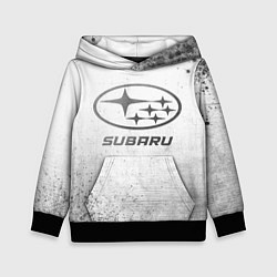 Детская толстовка Subaru - white gradient