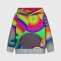 Детская толстовка Яркие шары с градиентом