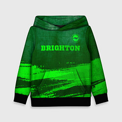 Детская толстовка Brighton - green gradient посередине