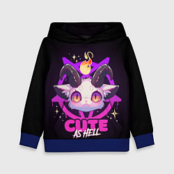 Детская толстовка Cute as hell